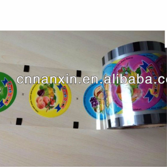 plastic bubble milk tea cup lid sealing film