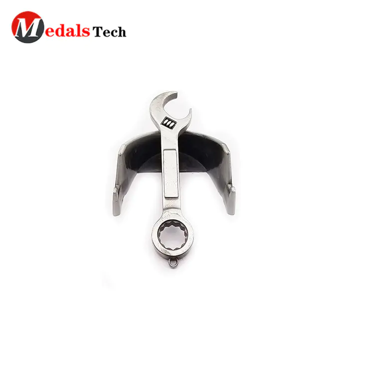 Personalized blank spanner shape mini tool wrench metal beer bottle opener