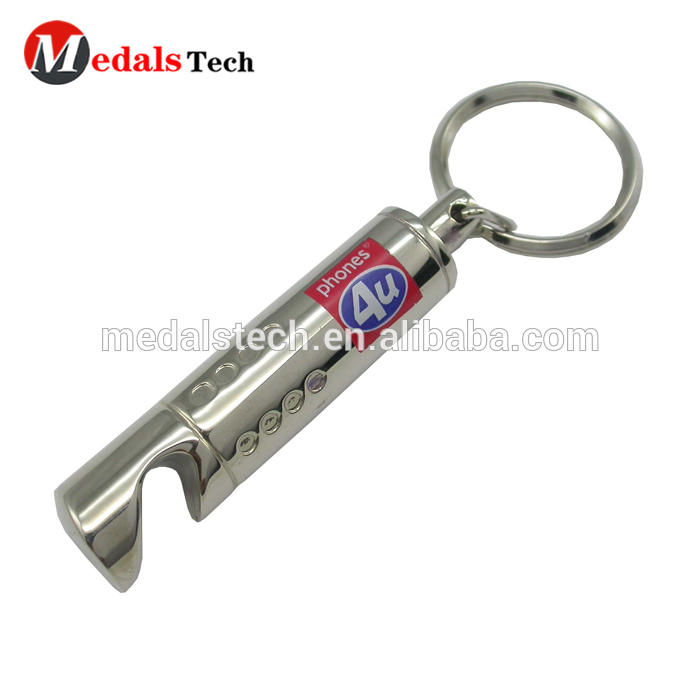 Creative weeding souvenir gifts engraved logo stainless steel silver comb wedding bottle opener