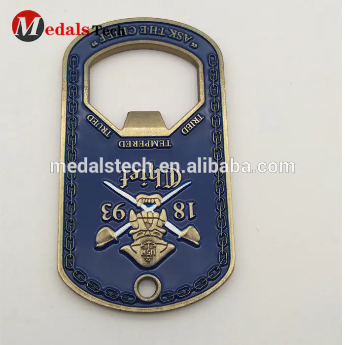 Shenzhen factory Promotional bulk cheap metal army man bottle opener dog tags