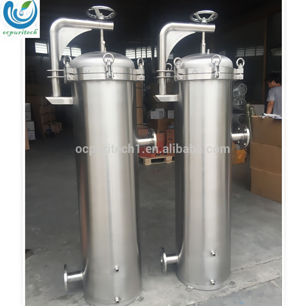 stainless steel water filter housing fit to 410mm 810mm bag filter bag