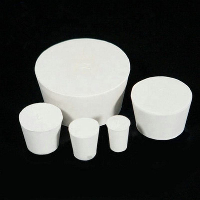high temperature resistance vials white rubber stopper silicon rubber plug