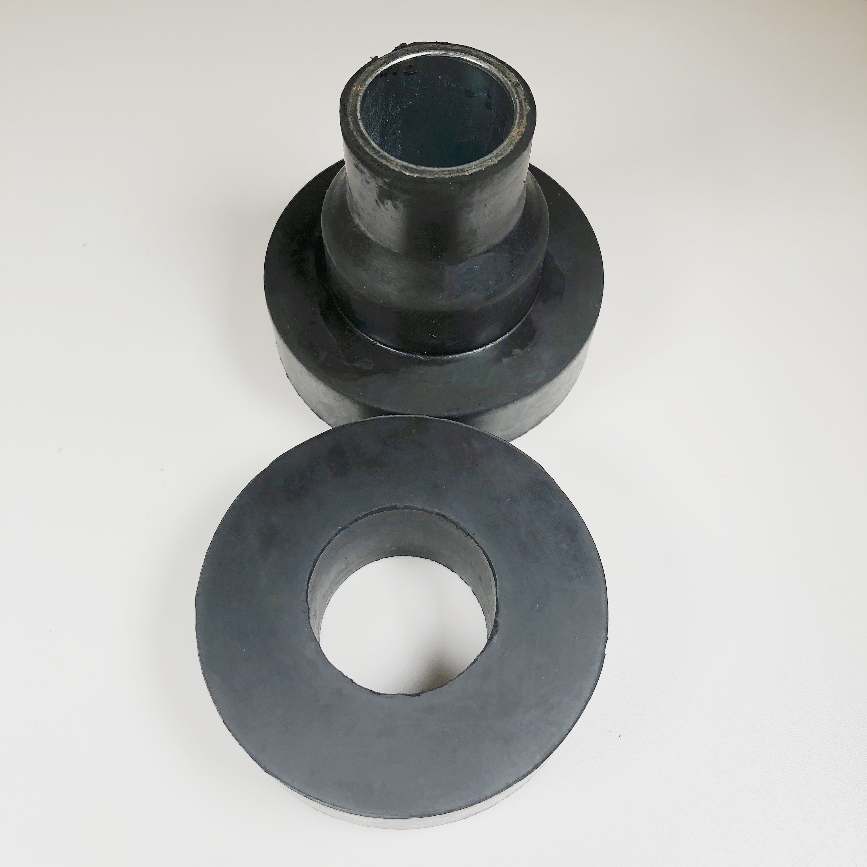 H shape vibration rubber mount assembly