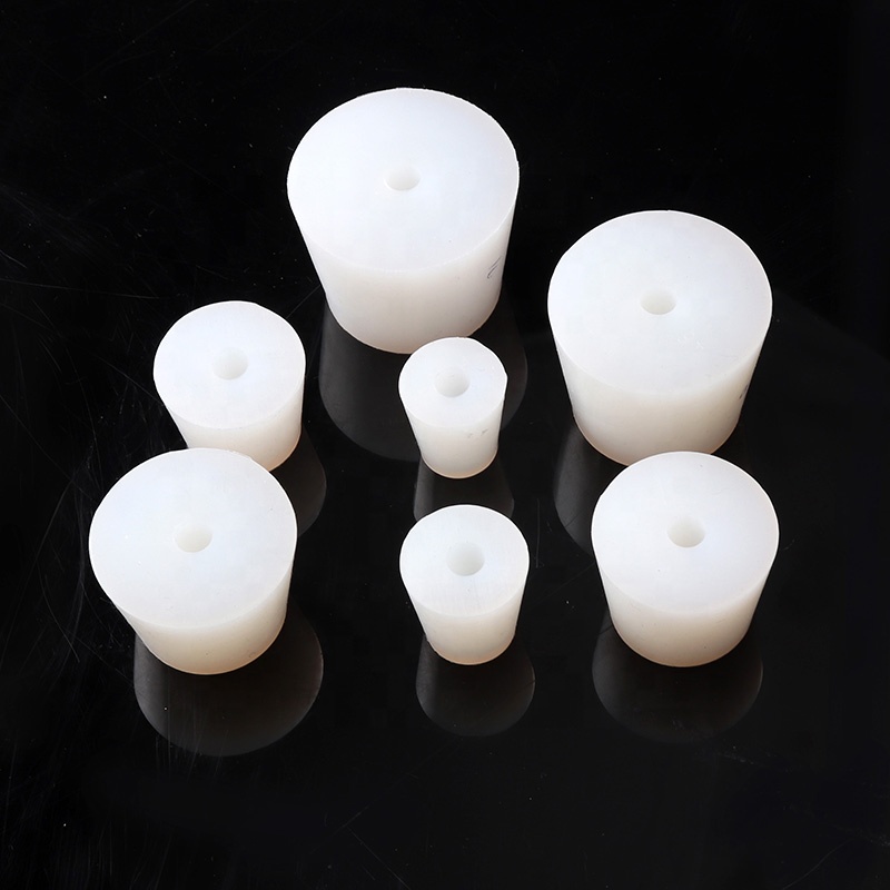 high temperature resistance rubber stopper with holes