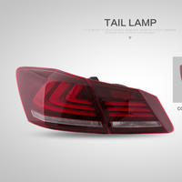 Vland Factory Car LED TAIL LAMP FOR2013-2015 Rear Light With Moving Turn Signal Taillamp