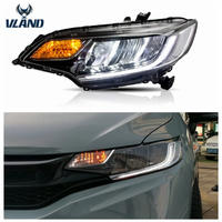 VLAND factory for auto car accessory for Jazz/Fit RS LED headlight 2014-UP Classic head light with led high and low beam lights