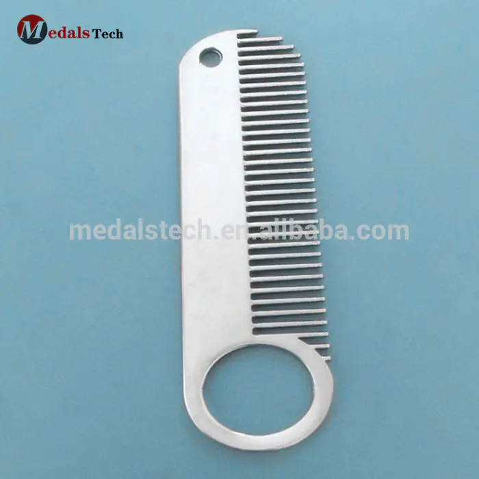 2018 custom gift items good travel size metal hair comb for ladies