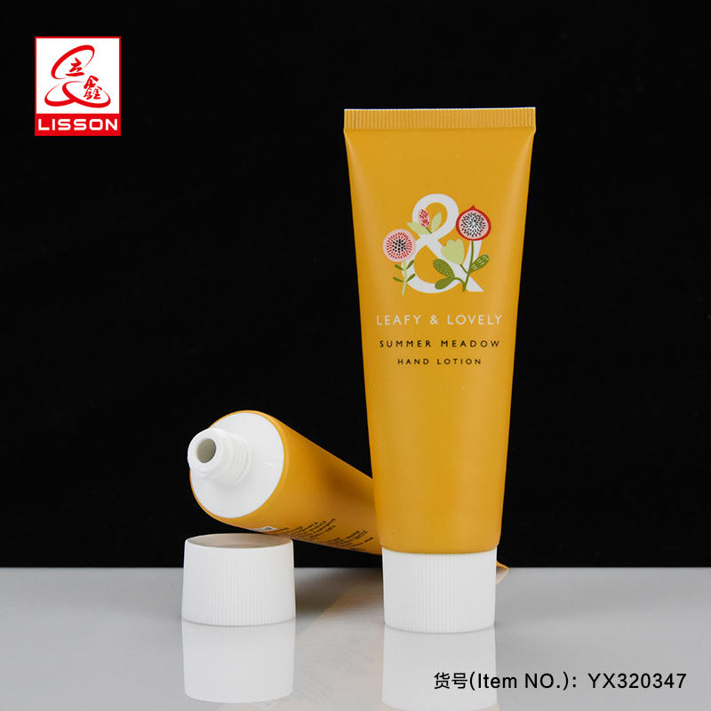 100ml empty Collapsible laminated Cosmetic Packaging Toothpaste tube packaging With Screw Cap