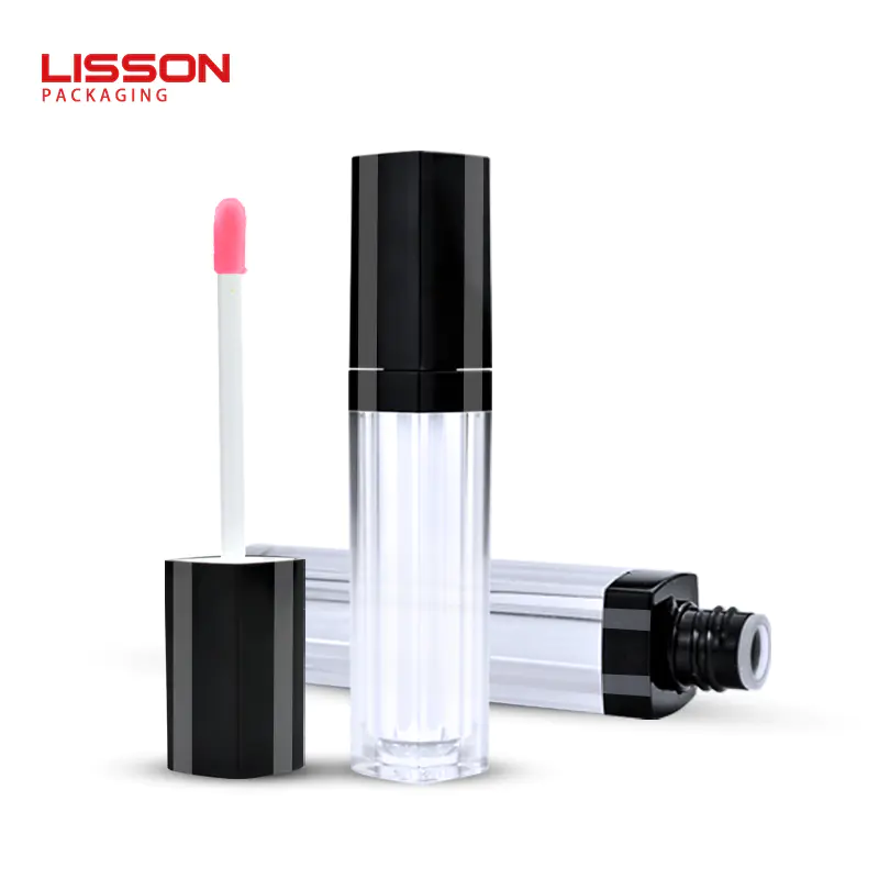 10ml eco friendly lip gloss plastic squeeze tubes for cosmetics brush tube
