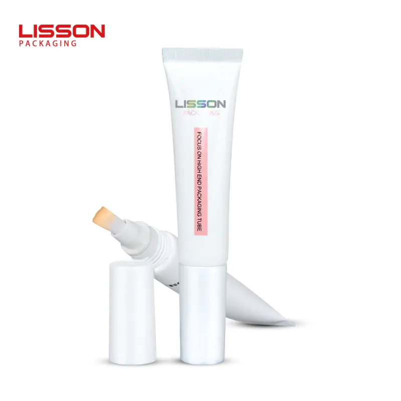 OEM empty 10ml cosmetic liquid foundation lip gloss tube packaging for gel/cream