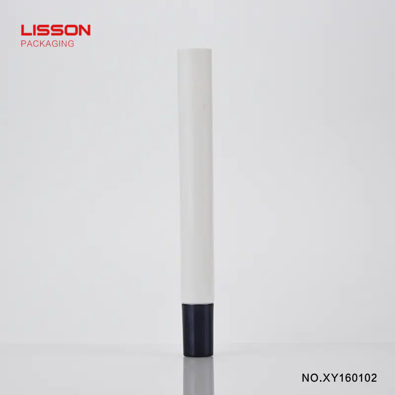 Eco-friendly White Cosmetic Soft Tube Packaging Lip ContainerWith Screw Cap For Lip