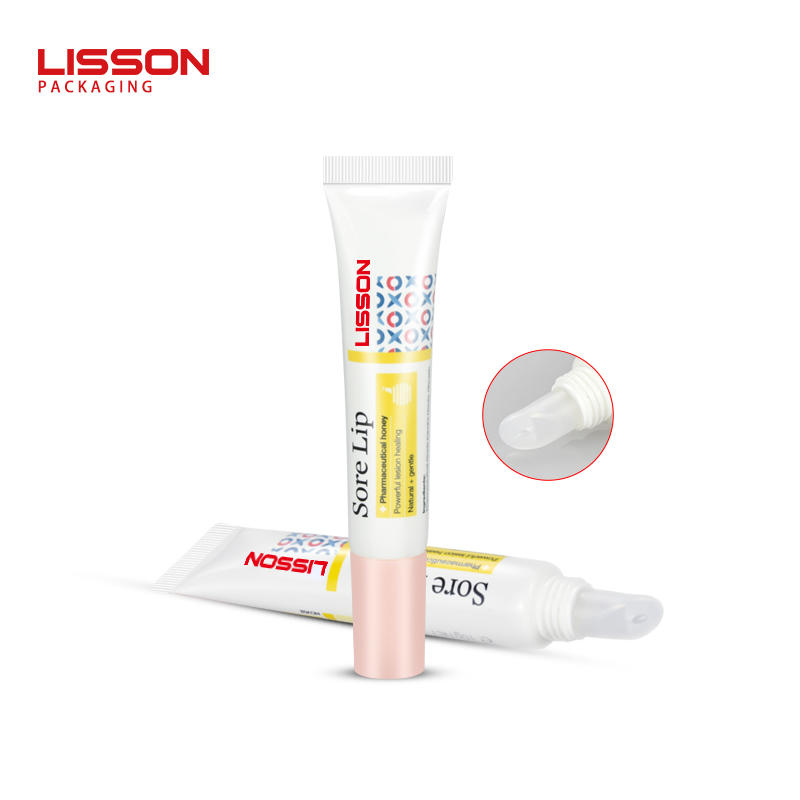 10ml empty custom cosmetic slanted lip gloss tube packaging for lipgloss