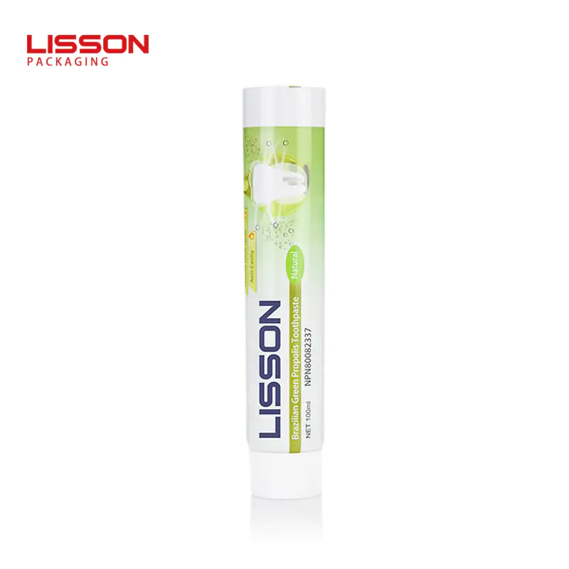 Lisson packing D35mmAluminium Toothpaste Tube Packaging With Screw Cap