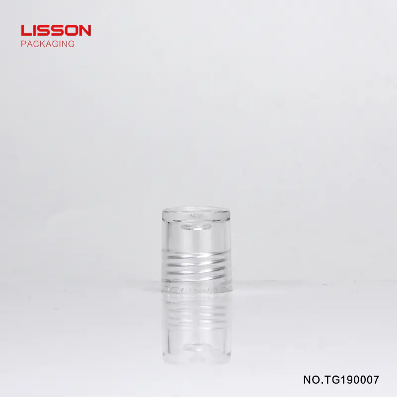D19 oem small empty plastic lip gloss tube plastic tube with applicator
