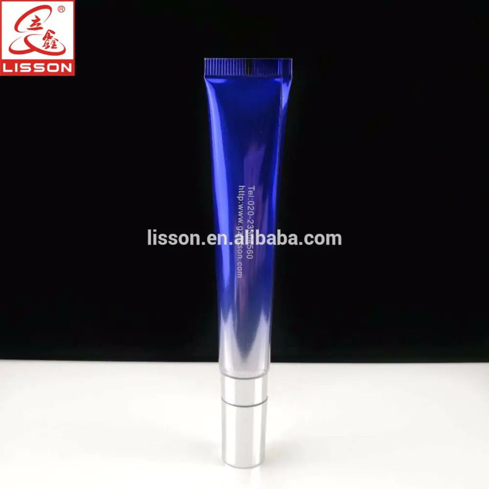 eco-friendly cosmetic tube packaging for eye and lip tint tube with ceramic applicator