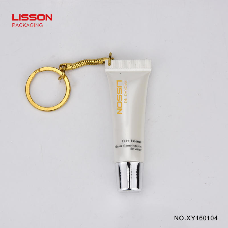 New product D19mmlip balm tube packaging with Sealing the End and hook