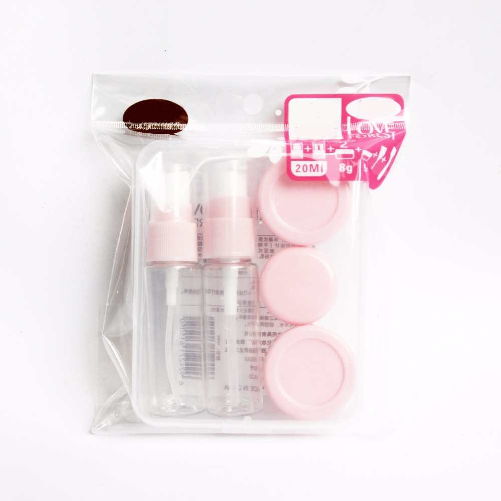 Силиконовые дорожные сумки и набор бутылочек / дорожный набор для макияжа