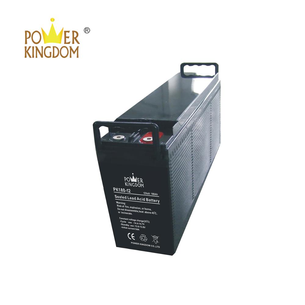 POWER KINGDOM 12v 180ah battery AGM VRLA deep cycle inverter battery manufacturer with best price