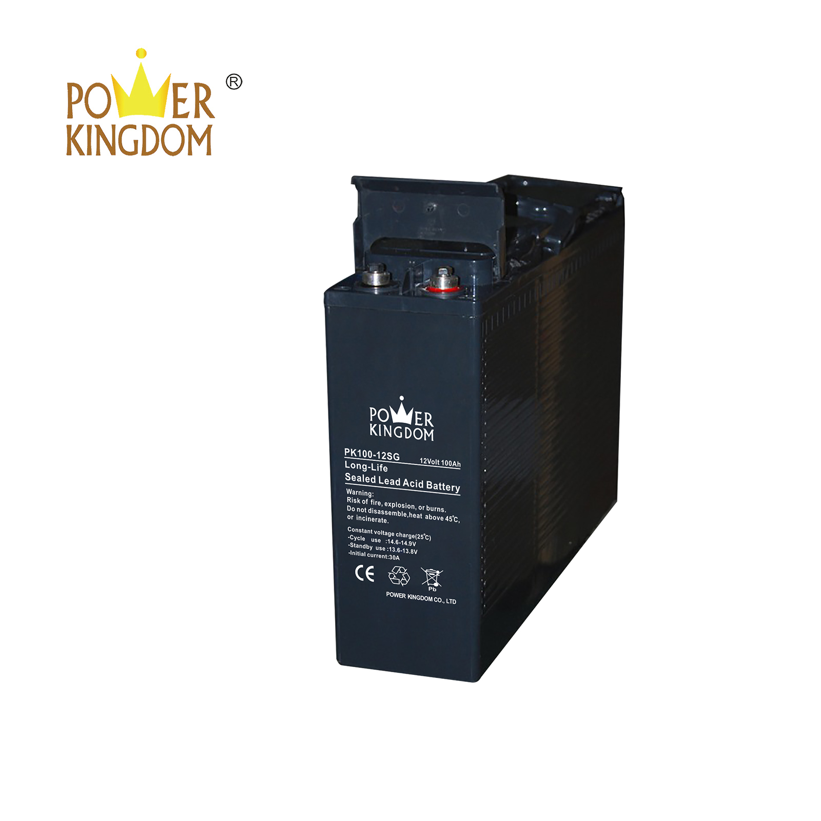 Front Access Solar Battery 12V 100AH Deep Cycle Battery AGMBattery For telecom