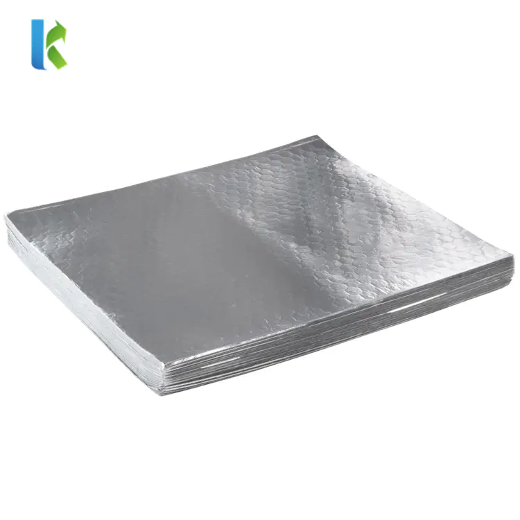 Custom Printed Insulated Foil Sandwich Wrap Sheets for Heat Food Wrappers