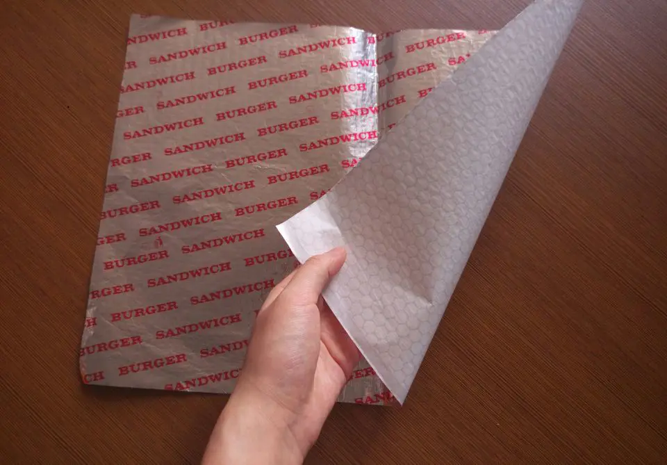 Custom Logo Printed Food Grade Wrapping Paper/Burger Wrapper
