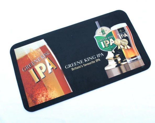 custom logo Hot sellingsublimation beer mat with low price large blank bar mat