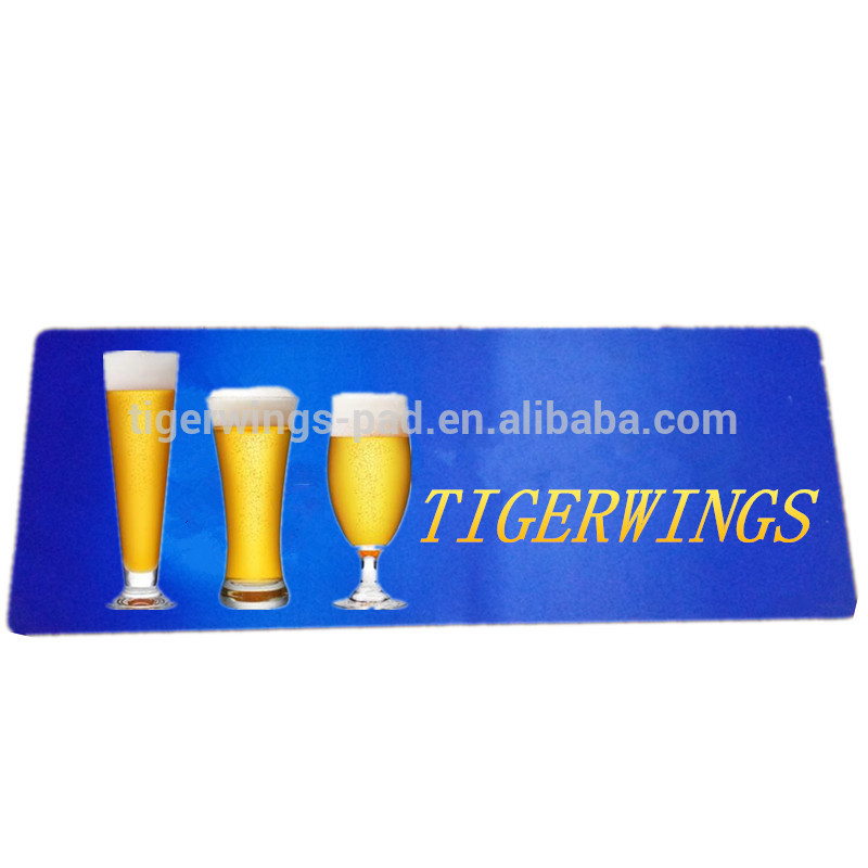 Tigerwings hot sale custom bar spill counter mats