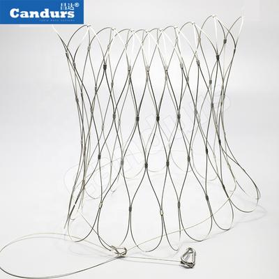 Flexible Light Drop Anti Theft Safety Net Stainless Steel Wire Rope Mesh Bag