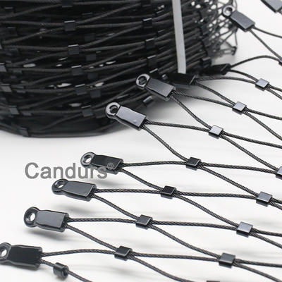 Black Oxidation Stainless Steel Wire Rope Mesh