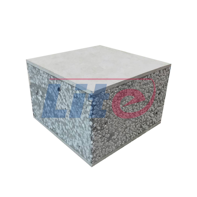 Sound insulation heat insulation eco friendly eps fibre cement sandwich panel