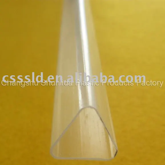 PVC Triangle Transparent Pipe