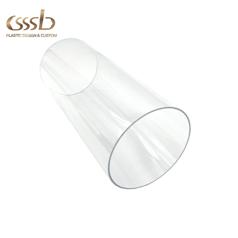 Clear PVC plastic pipe tubetransparent hard PVC pipes and caps
