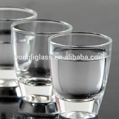 2018 Wholesale high-end transparent tequila shot glass, custom glassware/ High Quality souvenir shot glass