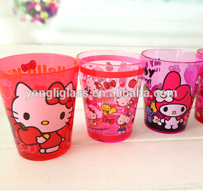 Best selling tourist souvenir shot glasses, shot glass with custom logo,hello kitty shot glass