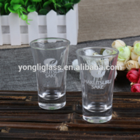 Guangzhou kitchens glass factory, Bar Supplies glassware/ 2OZ cheap shot glasses