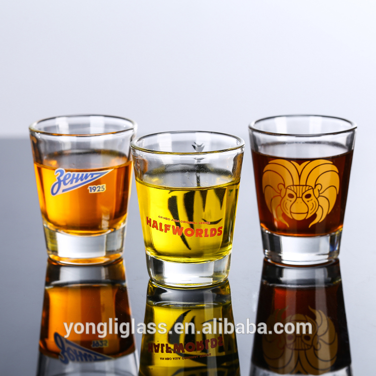 Customized 2oz Liqueur Shot Glass, Top Selling Whiskey Glass/Vodka Wine Glasses