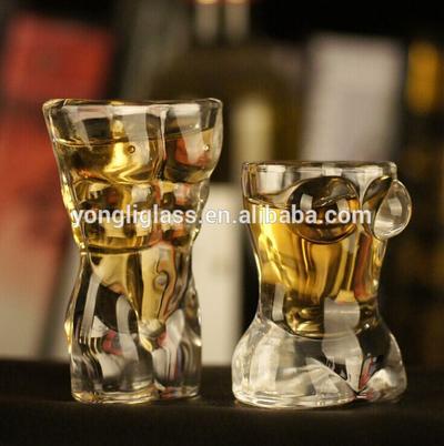 Novelty design body shot glass,sexy glass,ideal souvenir shot glass wholesale