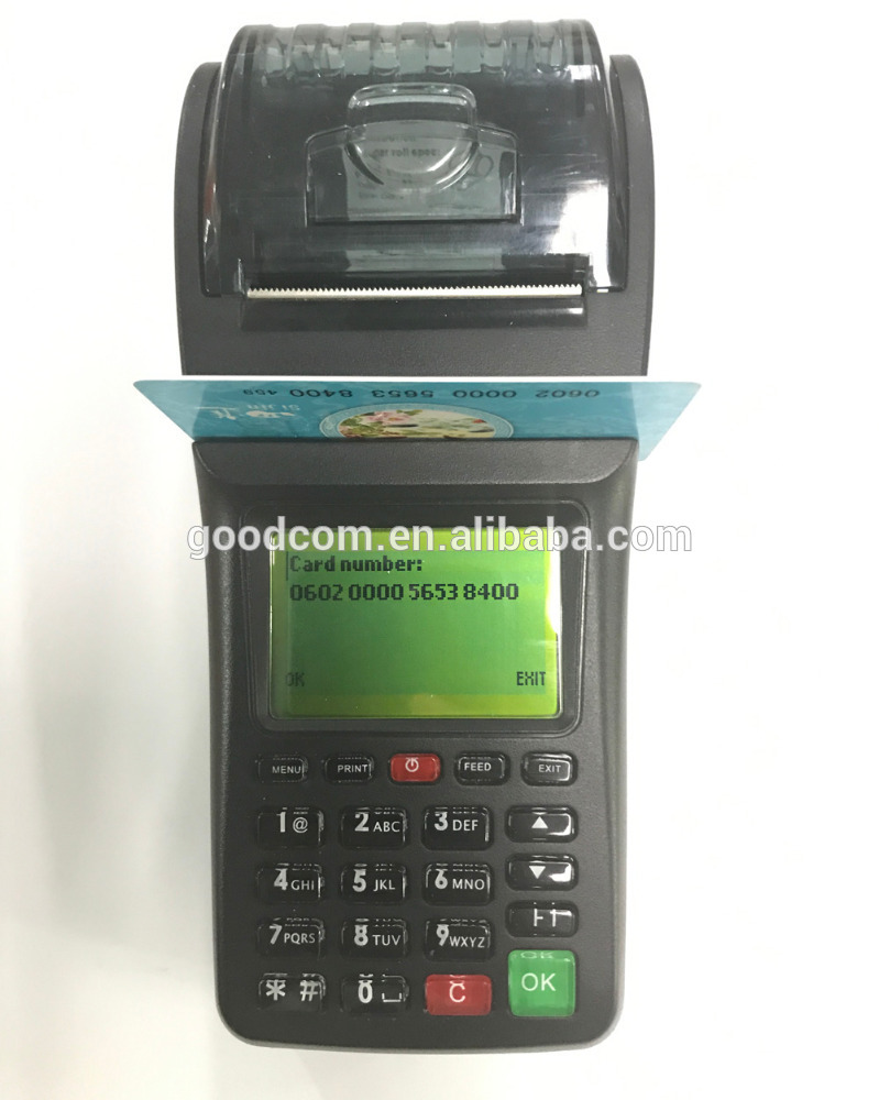 GOODCOM Handheld POS Terminal with NFC reader Mobile Recharge Machine