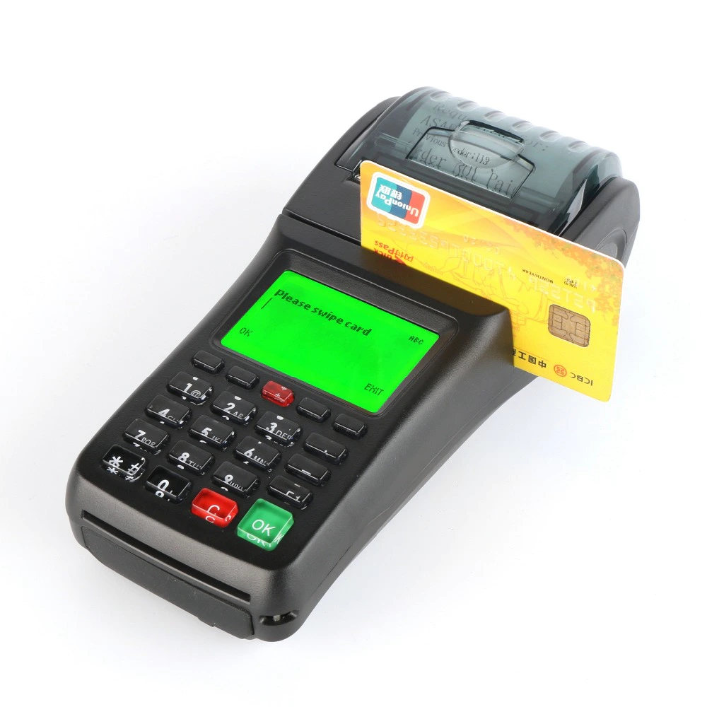 GOODCOM GT6000SA Portable SMS GPRS Voucher Pos Machine Ticket Printer with Card Swiper
