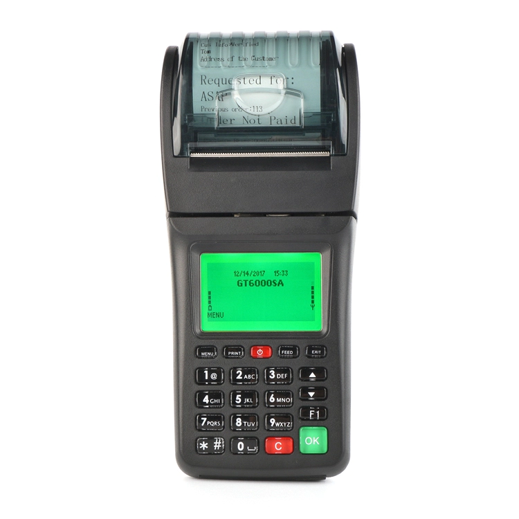 Handheld Online Pos Machine for Reading the Credit Card Number and Deduct the Money from Server