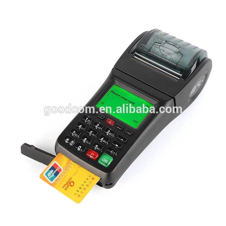 Handheld Online Pos Machine for Reading the Credit Card Number and Deduct the Money from Server