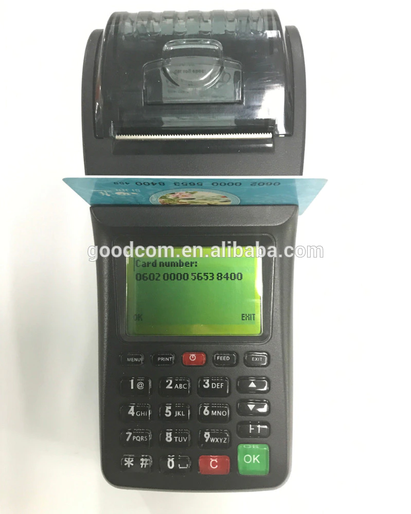 New Customizable POS Terminal with POS software Handheld Thermal Printer supports NFC/ID/Magnectic Card reader for loyalty