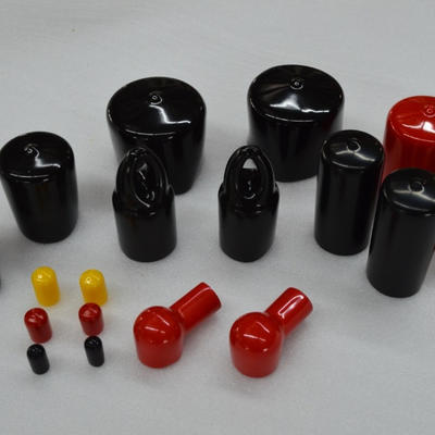 Custom Plastic End Cap / Plastic Cap for Packing tube/ vinyl cap