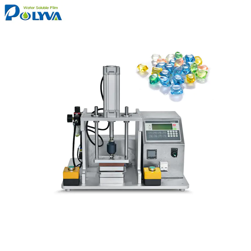 Lab scale pods sample making machine for laundry pods / laundry pods filling machine