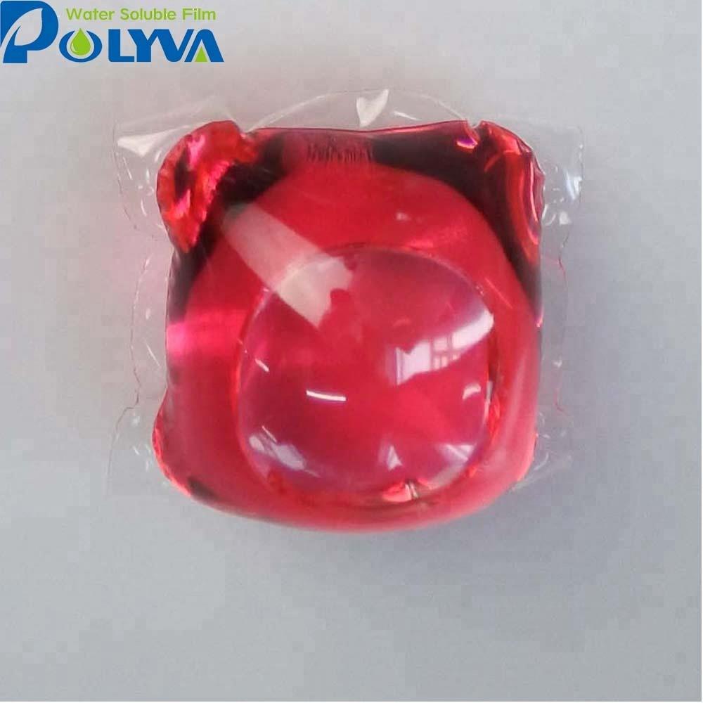 water soluble liquid detergent pods sample making machine used at lab