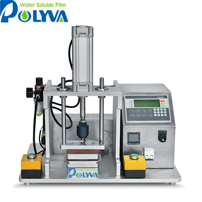 Laboratory-specific small equipment for preparing laundry detergent pods samples