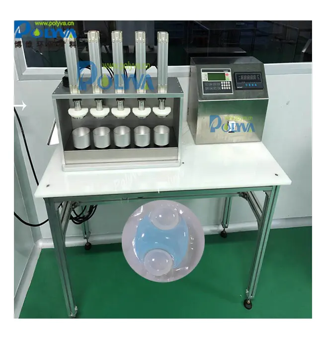 Polyva safe lab sample making machine for laundry capsule