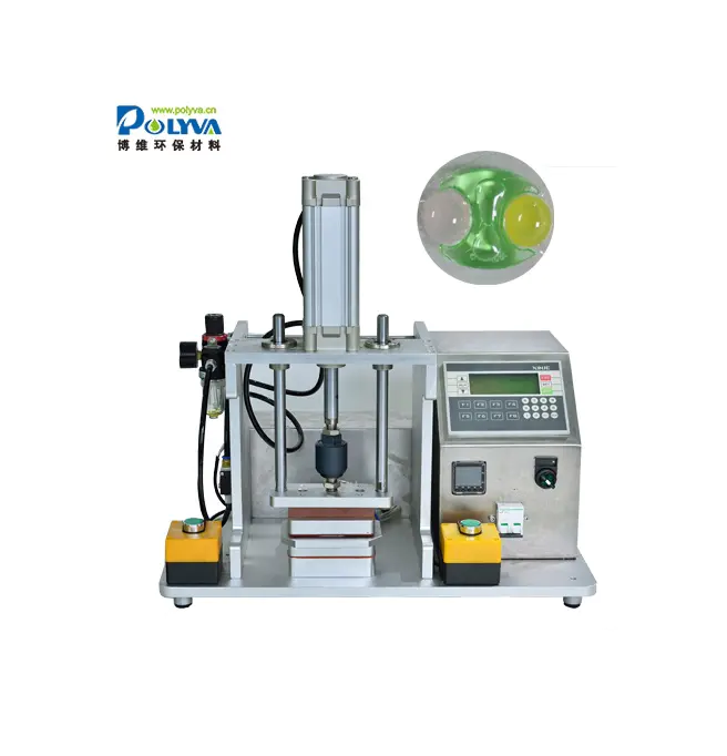 Polyva safe lab sample making machine for laundry capsule