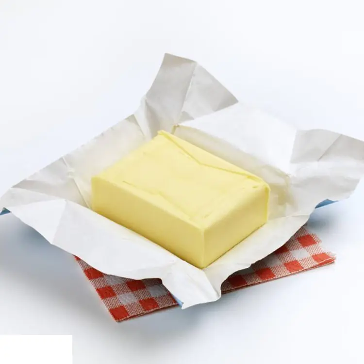 butter wrapping silver foil paper
