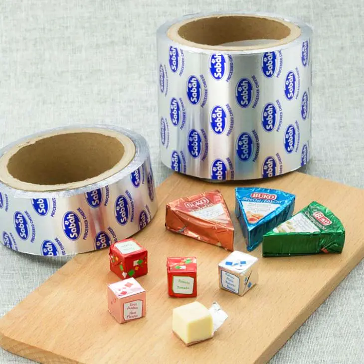 Kolysen Lacquered Aluminium Foil For Triangle Cheese Packaging